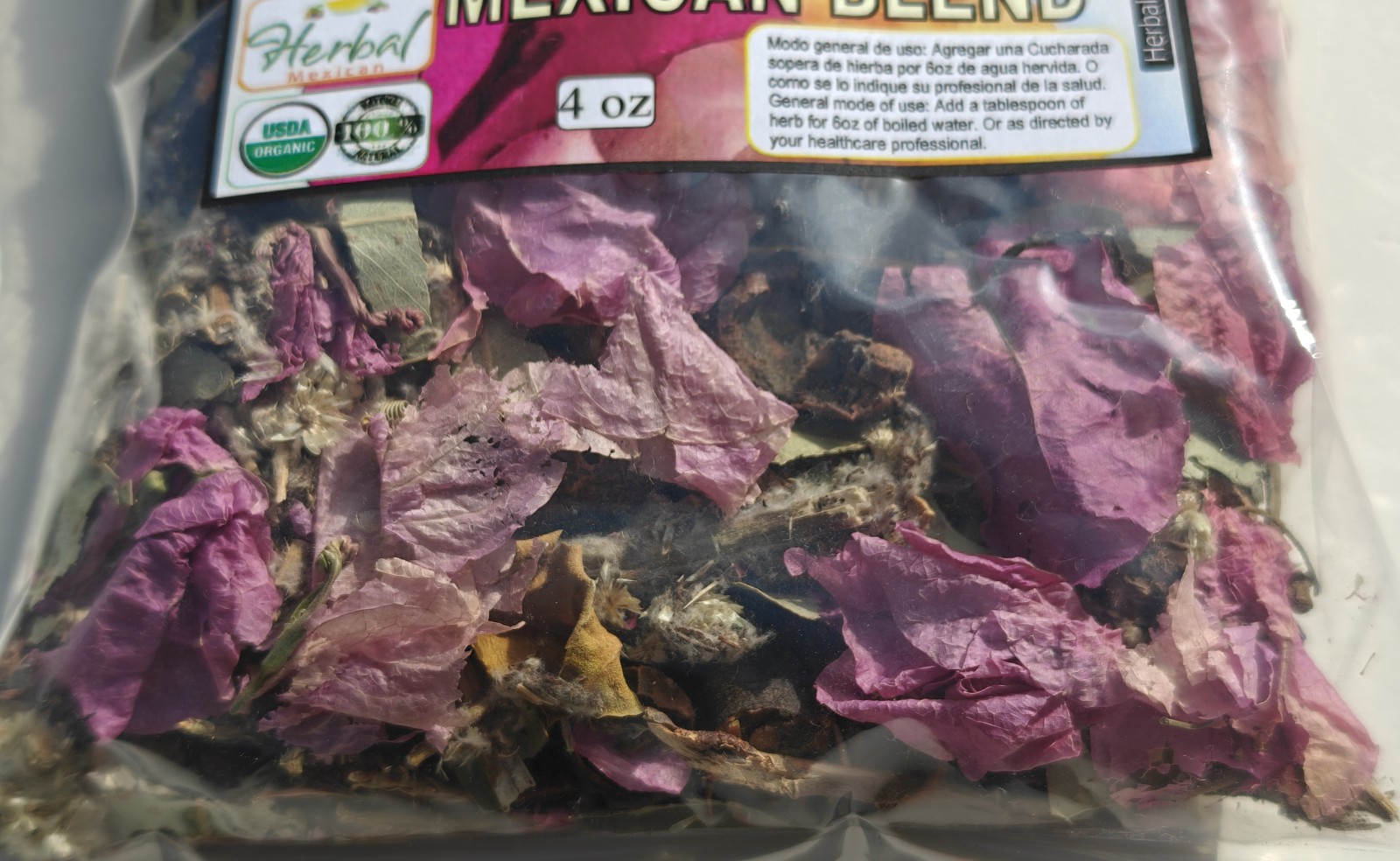 Abango 4oz, abango te/tea,tizana de abango Abango mexican blend