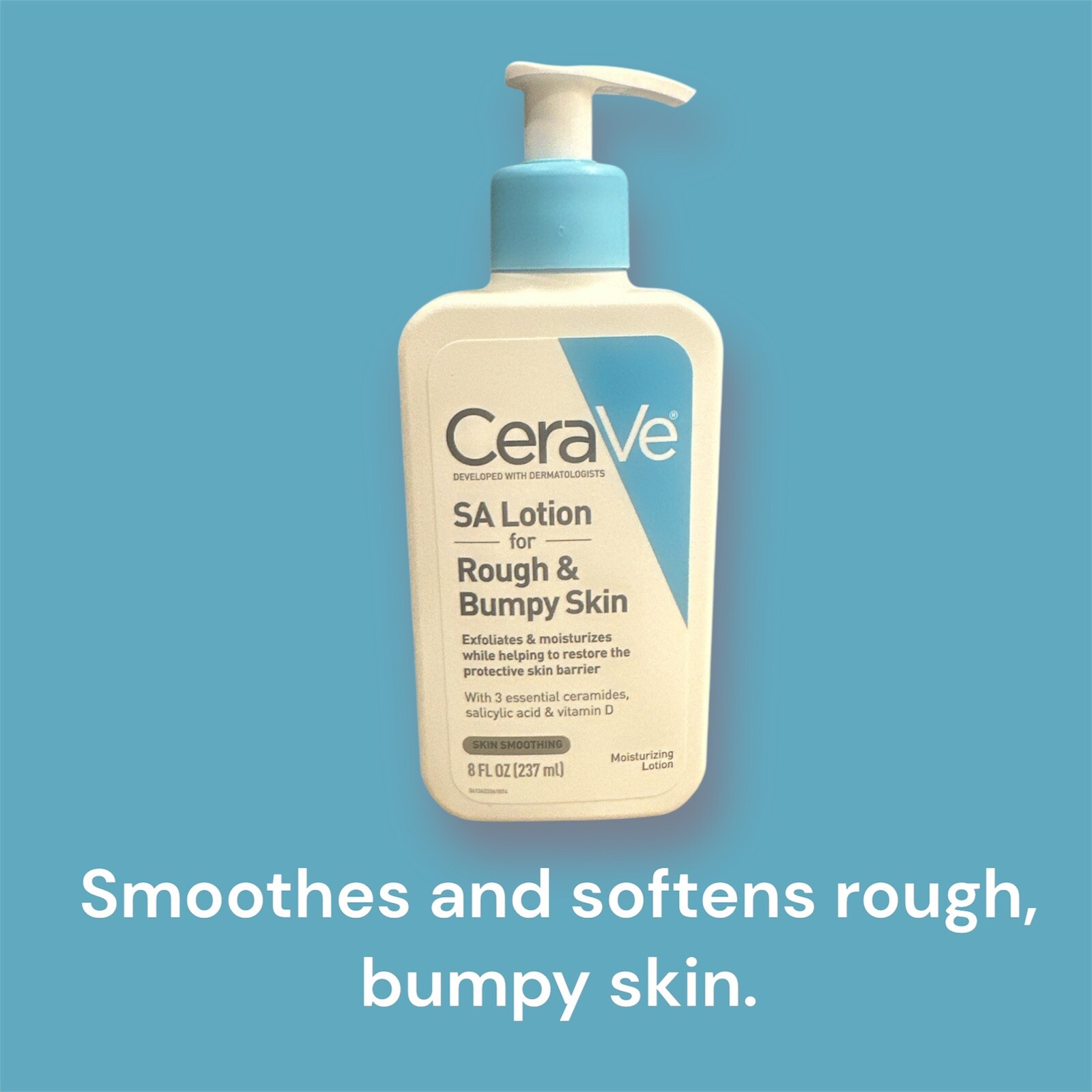 CeraVe SA LOTION for Rough & Bumpy Skin-With 3 Essential Ceramides. 8.Oz NEW!!!