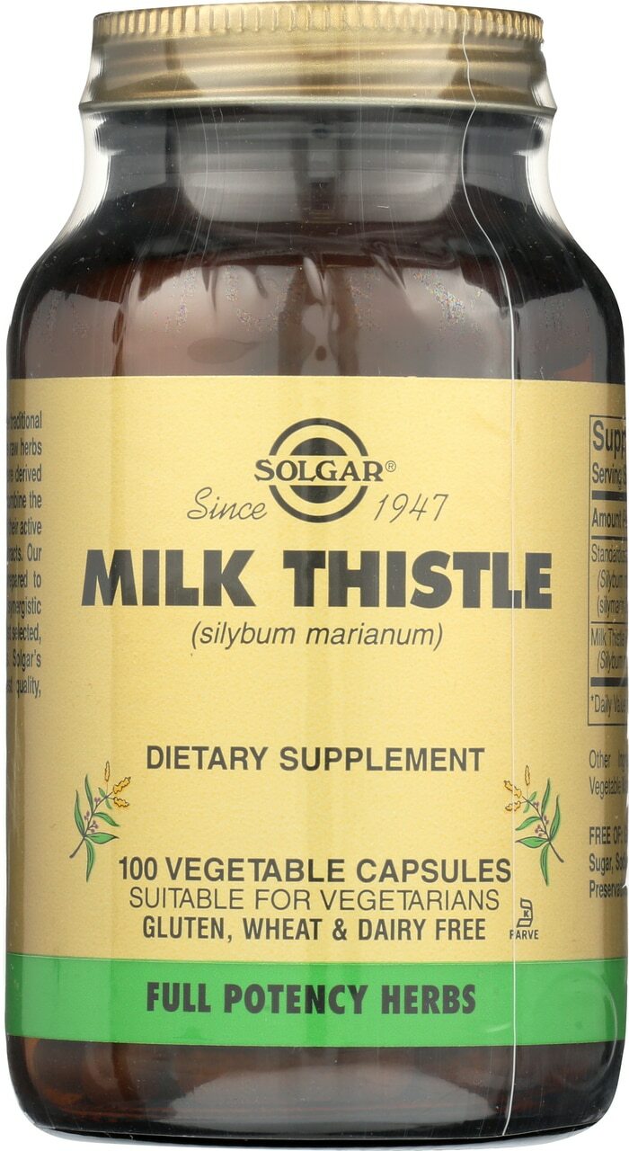 Solgar FP Milk Thistle 100 Vegetable Capsules