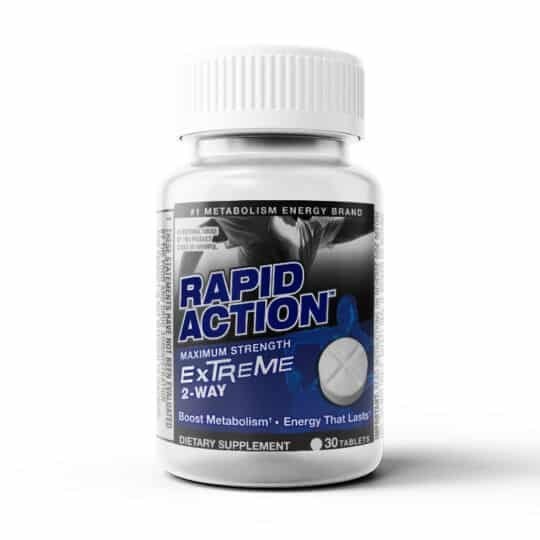 2 -30ct Bottles Rapid Action Extreme 2 Way Energy FOCUS MOOD Boost 60 Tabs