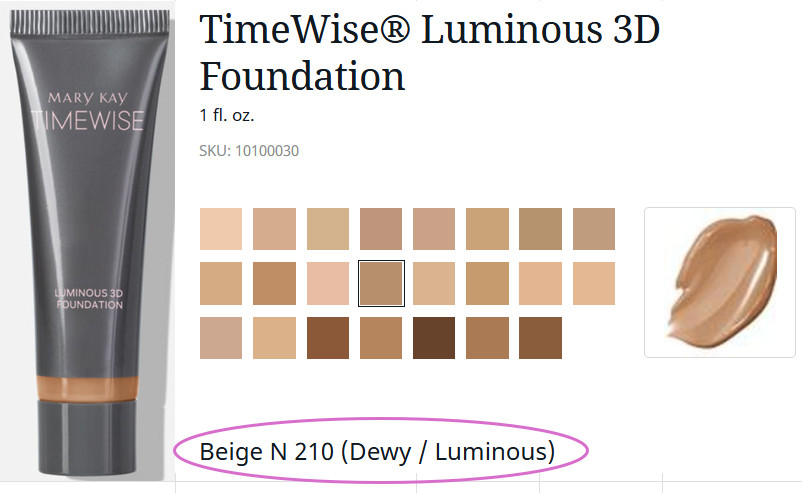 TimeWise Luminous 3D Liquid Foundation- Med. to Full Coverage – 23 Color Choices