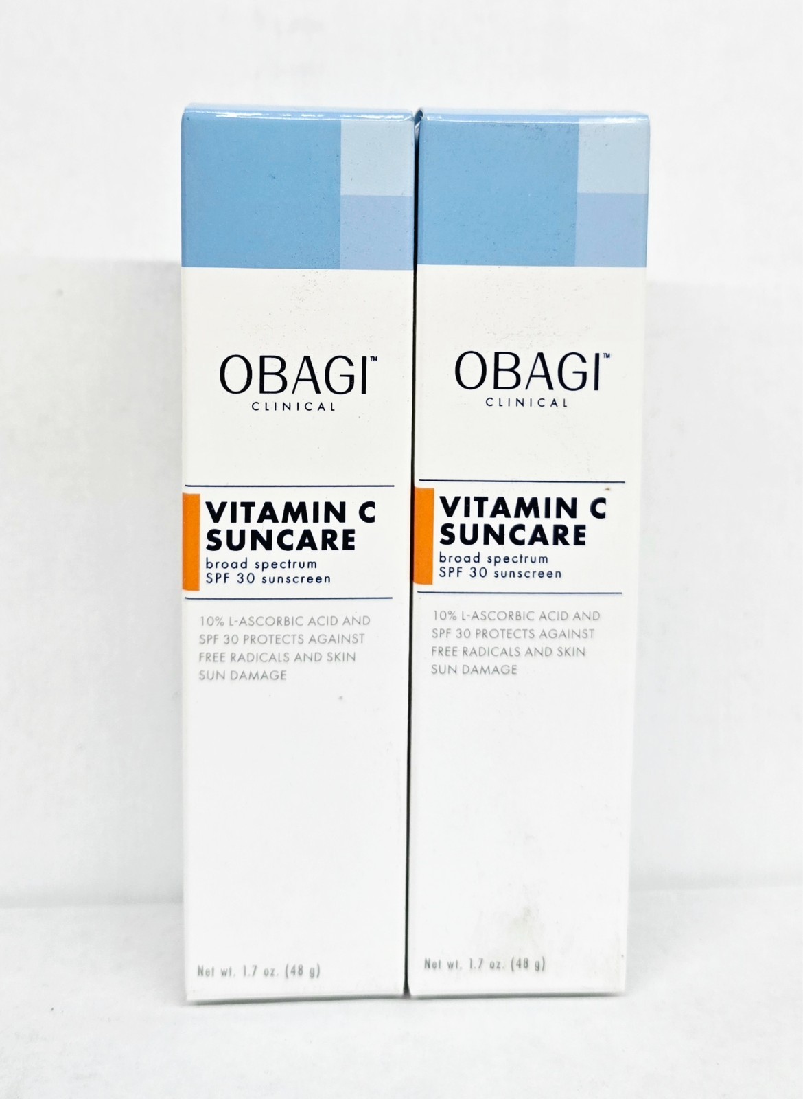 2 PACK! OBAGI CLINCAL VITAMIN C SUNCARE SPF30 1.7 oz