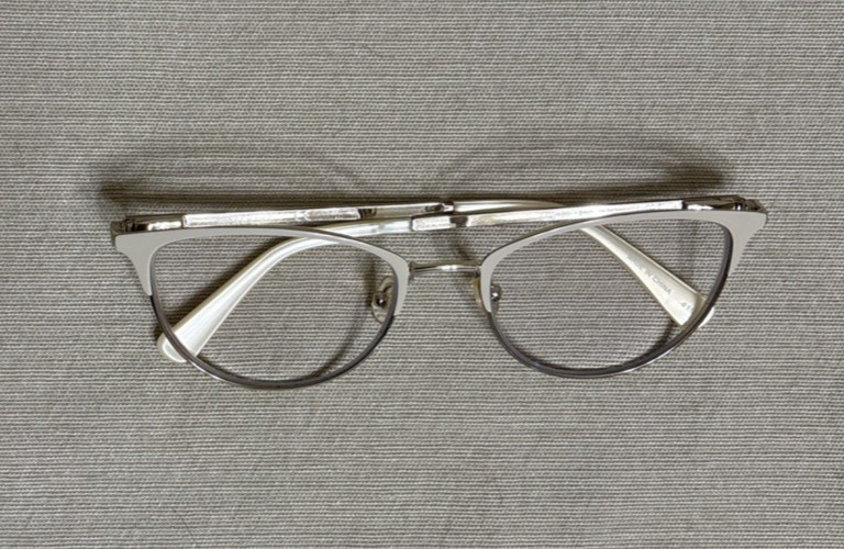 Longchamp Eyeglasses FRAMES ONLY LO2120 260 Nude Cat Eye Full Rim 52-18-135