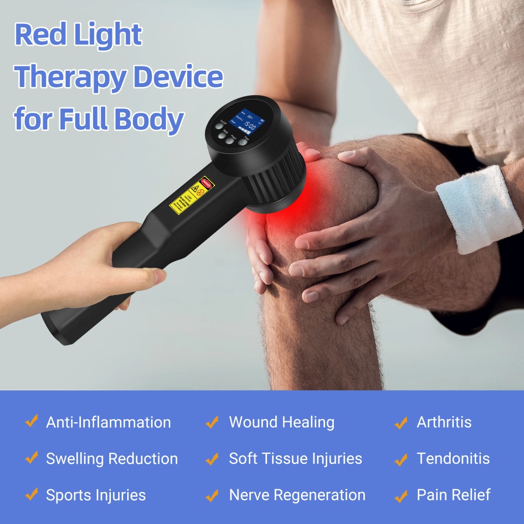 3W Portable LLLT Cold Laser Therapy for Neuropathy Nerve Pain Relief 650nm 808nm