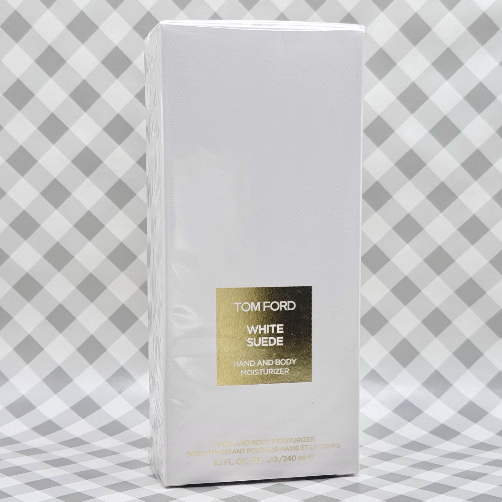 Tom Ford White Suede Hand & Body Moisturizer 8.1oz 240mL Full Size ••SEALED••🎁