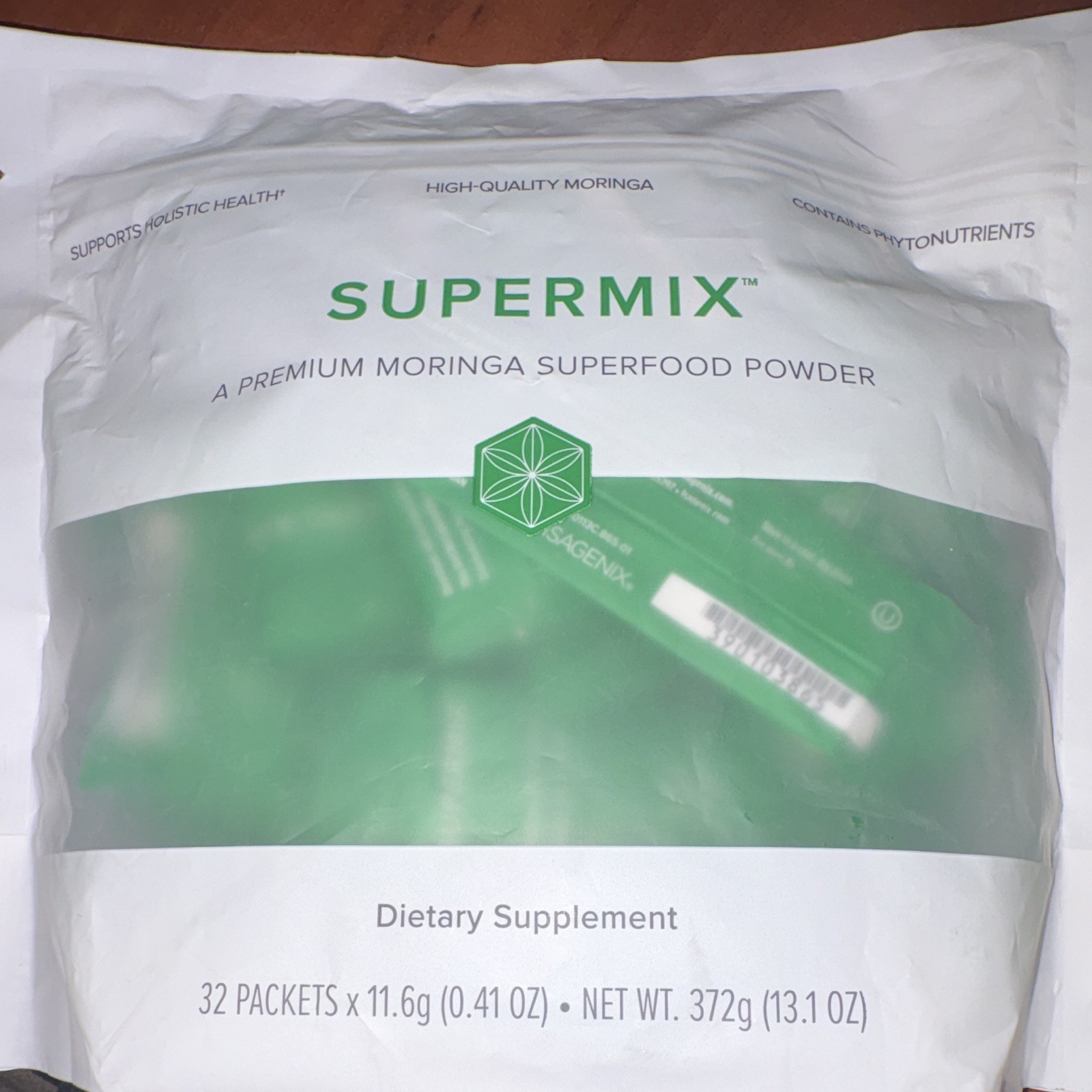Isagenix SuperMix Moringa Powder Supplement Gluten-Free Tropical 32 x 11.6g