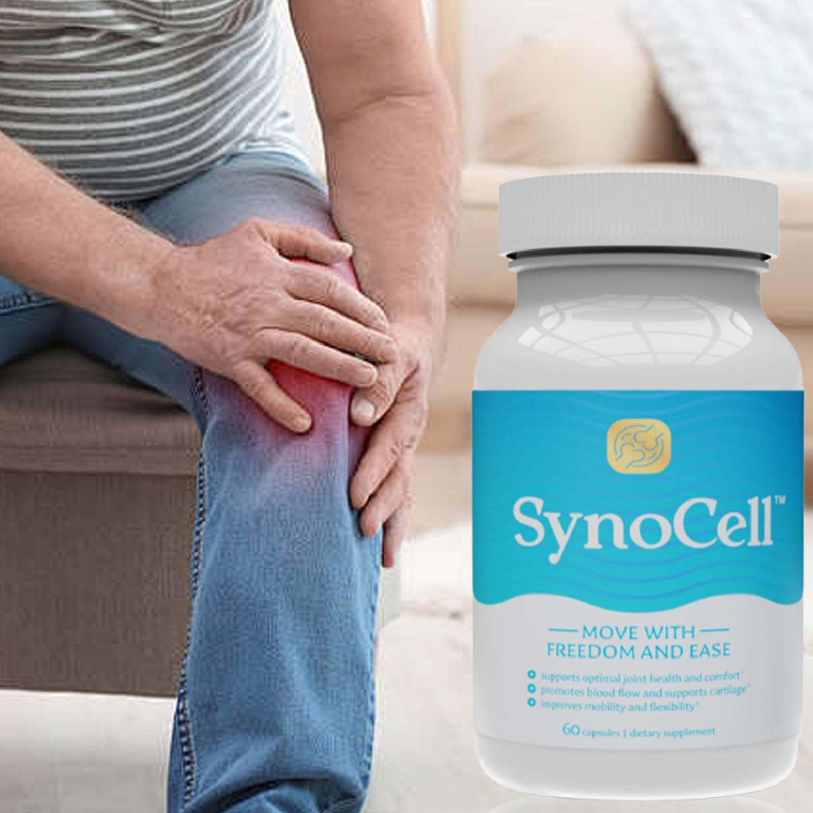 Synocell Glucosamine Chondroitin Complex Back Neck & Joint Support Supplement