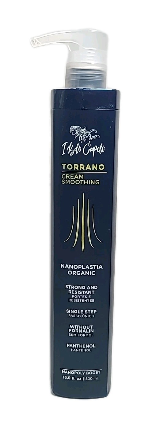 I Belli Capelli Torrano Keratin Hair Treatment 16.9 oz/ 500 mL• CREAM SMOOTHING