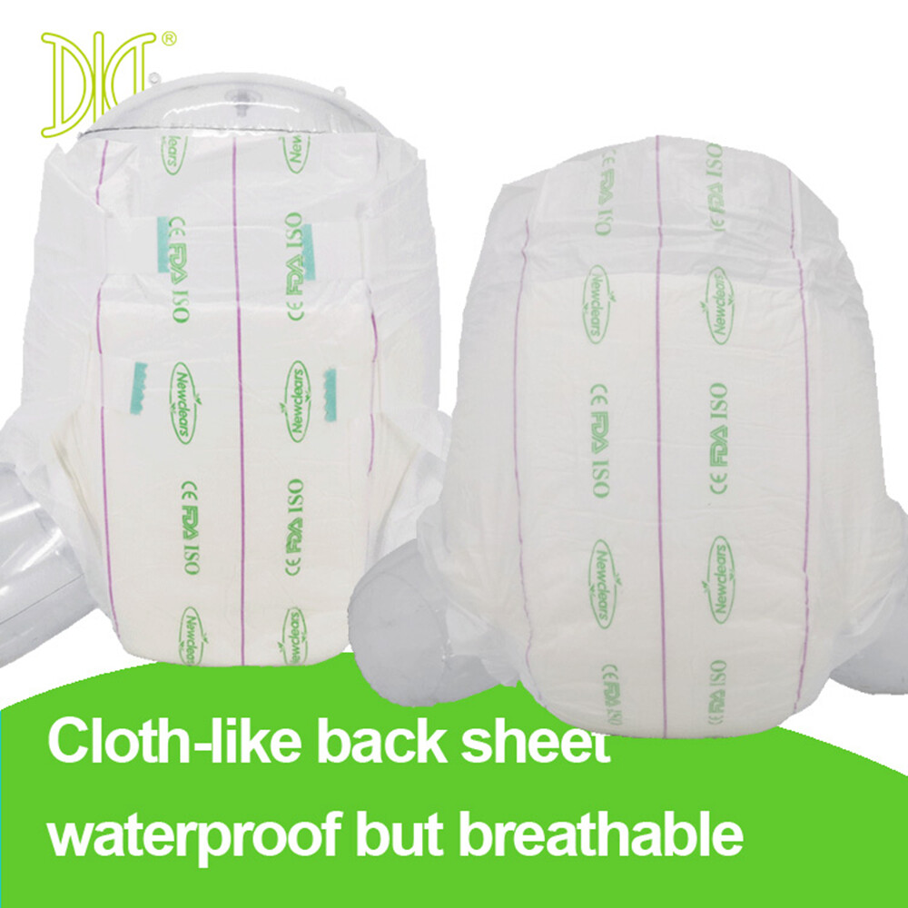 Newclears Adult Diapers with Tabs for Men Women Incontinent Diapers 20/40/60/80