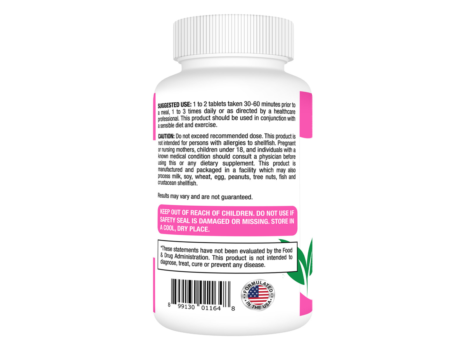 CALORIE BLOCKER Fat & Carb Blocking Supplement – Chitosan & Garcinia Cambogia