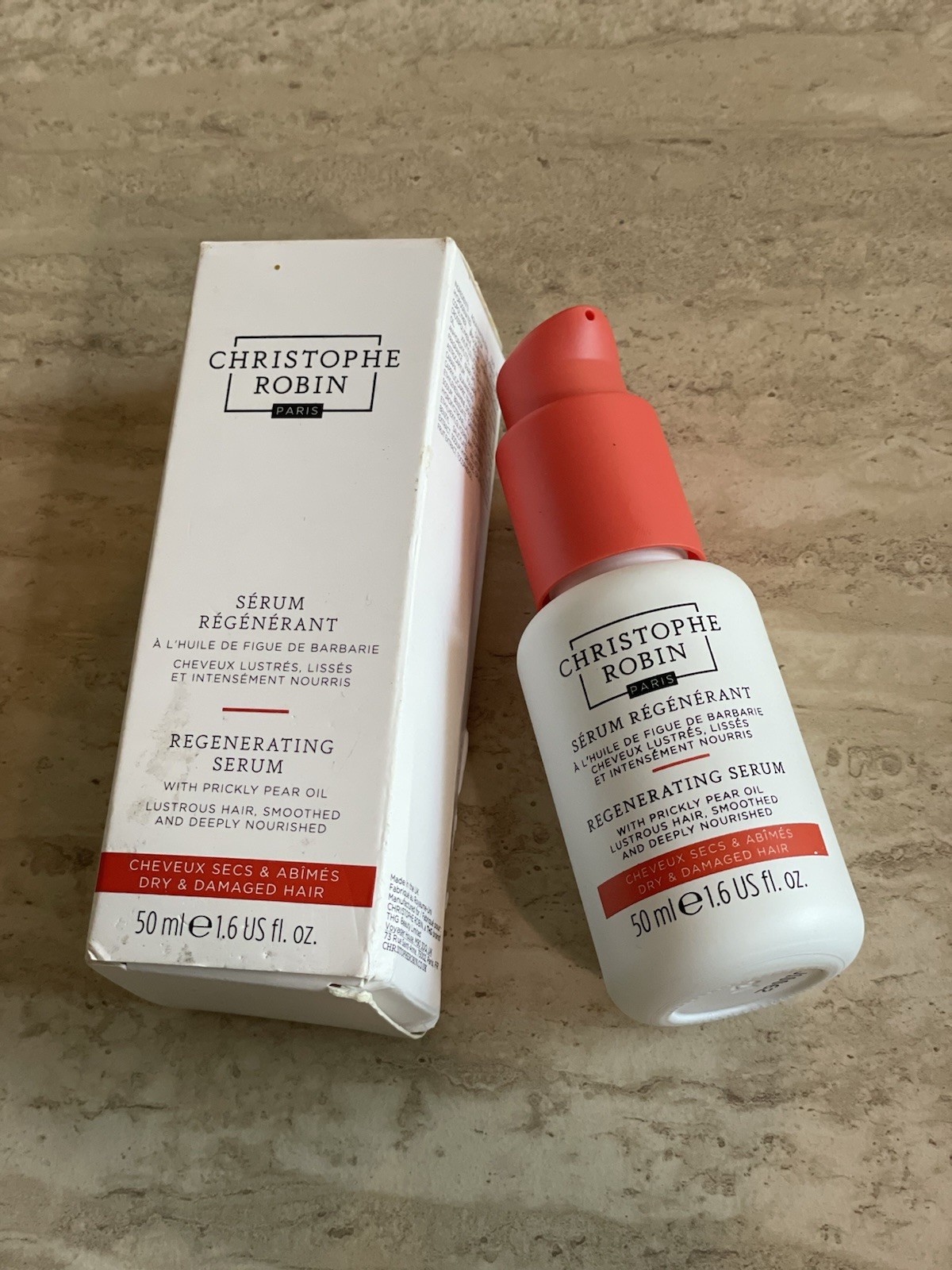 Christophe Robin Regenerating Serum with – Dry & Damaged Hair 50ml/1.6oz Serum