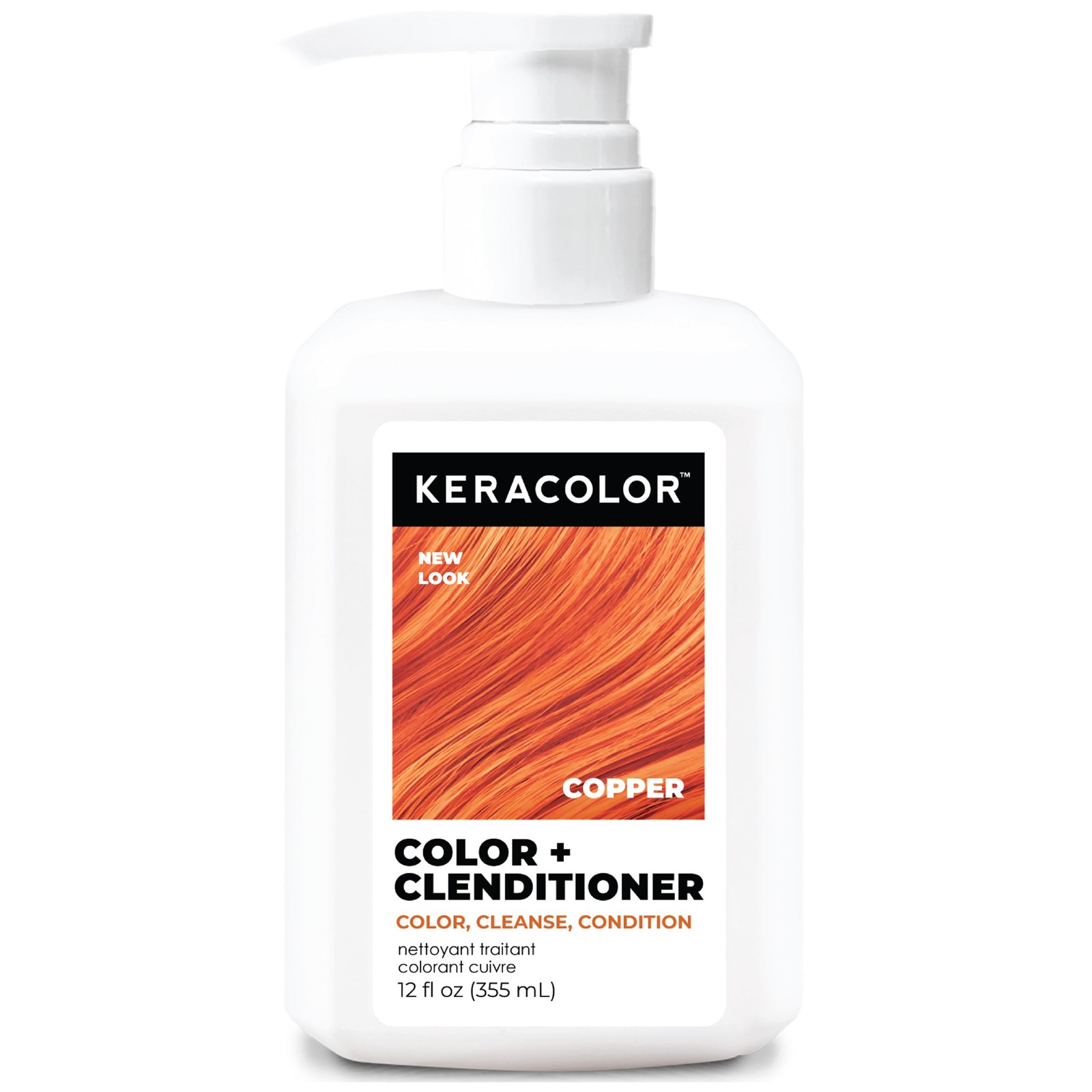 Clenditioner COPPER Hair Dye – Semi Permanent Hair Color Depositing Condition…
