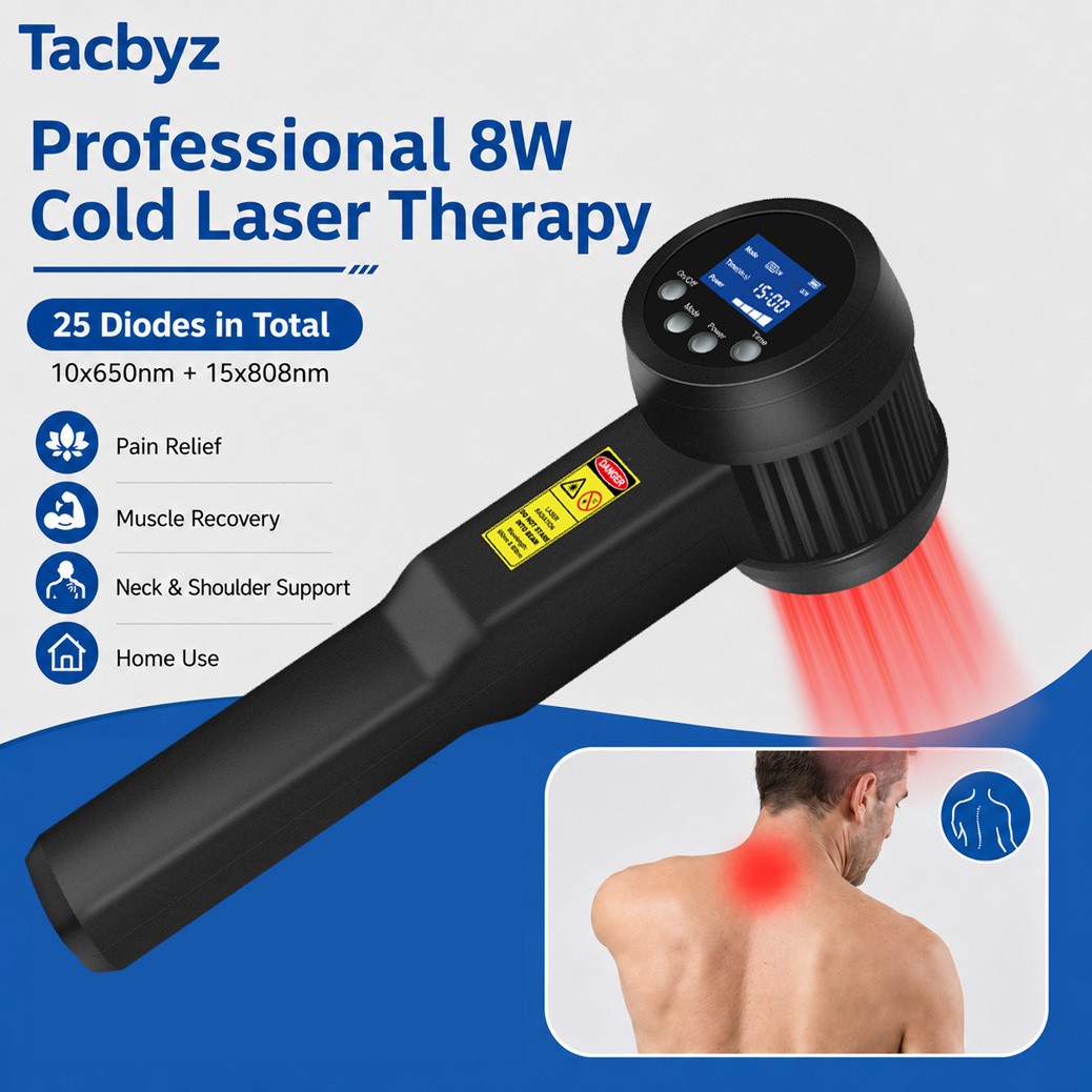 Class 4 Laser Therapy 15x808nm+10x650nm For Pain Wound Healing LLLT Laser 8000mW
