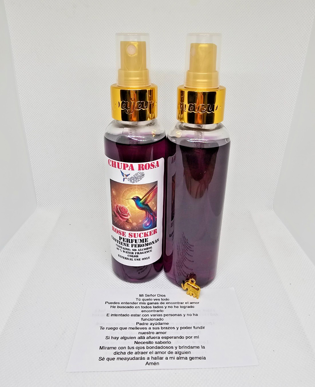 HUMMINGBIRD PERFUME PHEROMONES / CHUPAROSA PERFUME ATRAE A TU SER AMADO 1PC