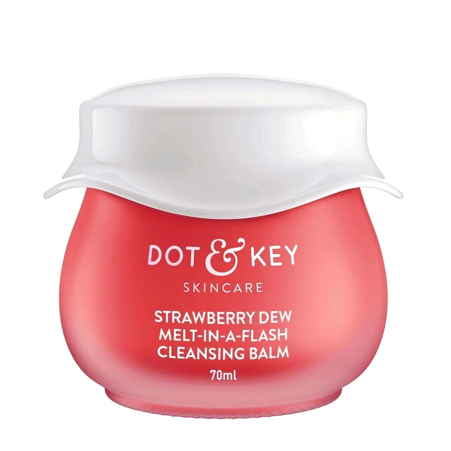 Dot & Key Strawberry Dew Cleansing Balm | For Clean, Smooth & Dewy Skin, 70Ml
