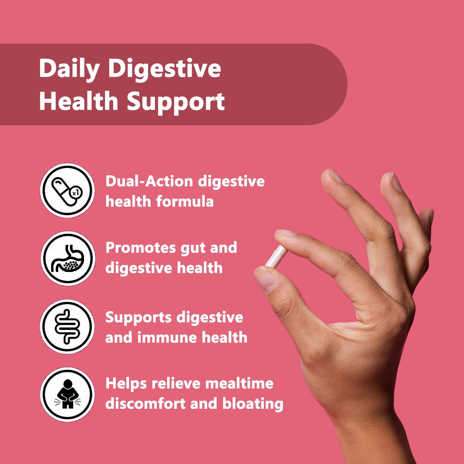 Digestive Enzymes & Probiotics Bundle Gut Health Bloating Relief 100B CFU