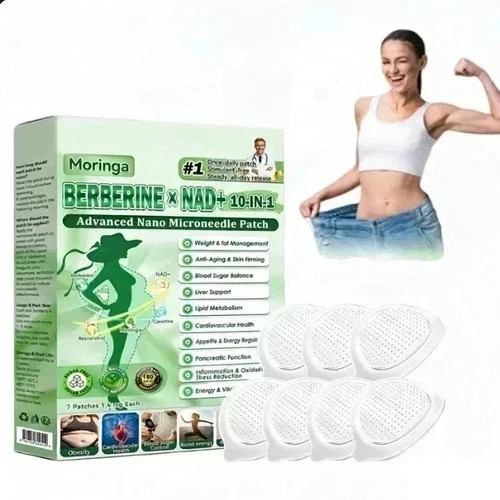 Moringa Berberine 10-in-1 Advanced Nano Microneedle Patch (7pcs/box)