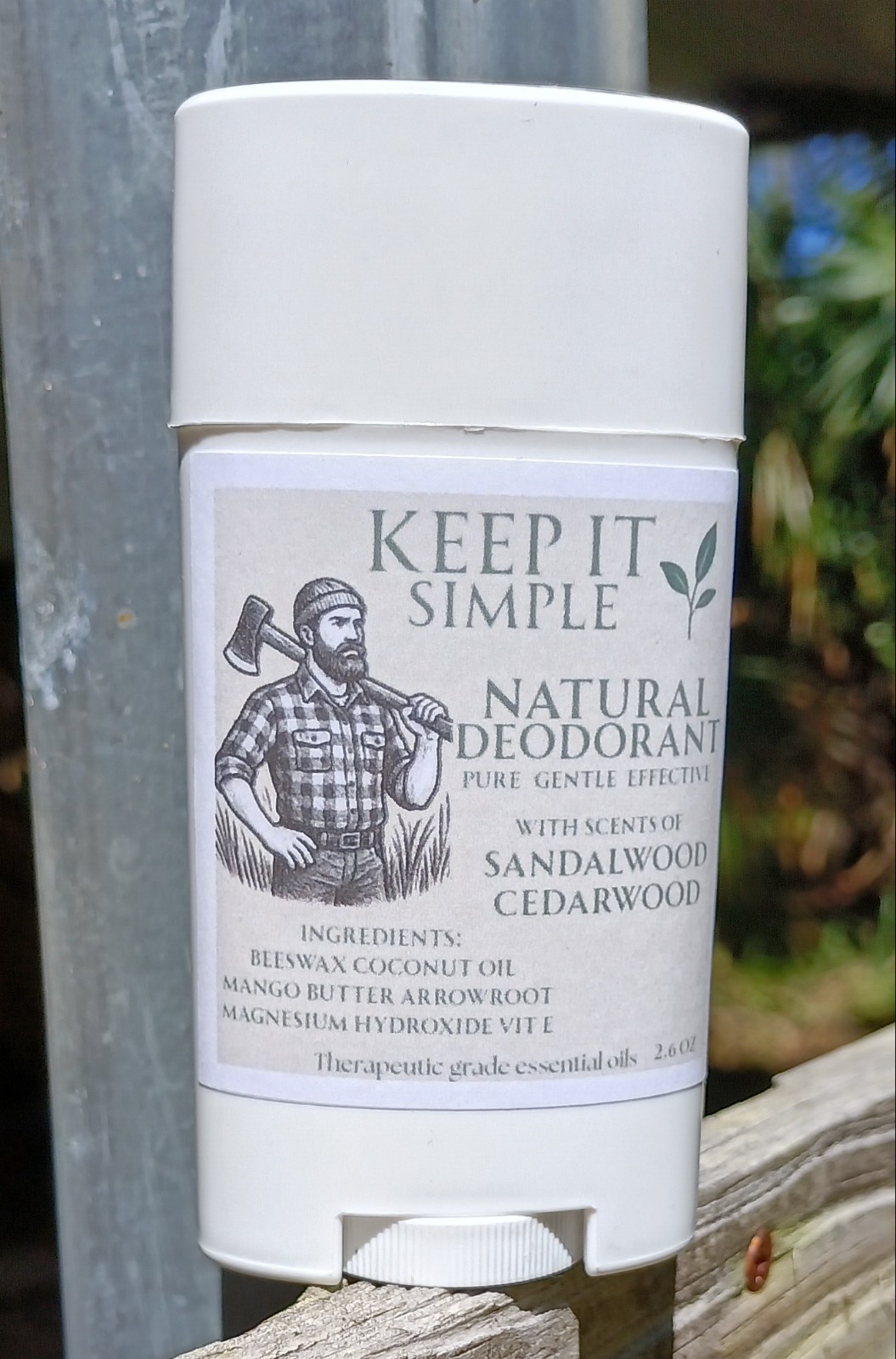 (Pick 2) – Natural Deodorant, Non toxic, Postbiotic Chemical Free,
