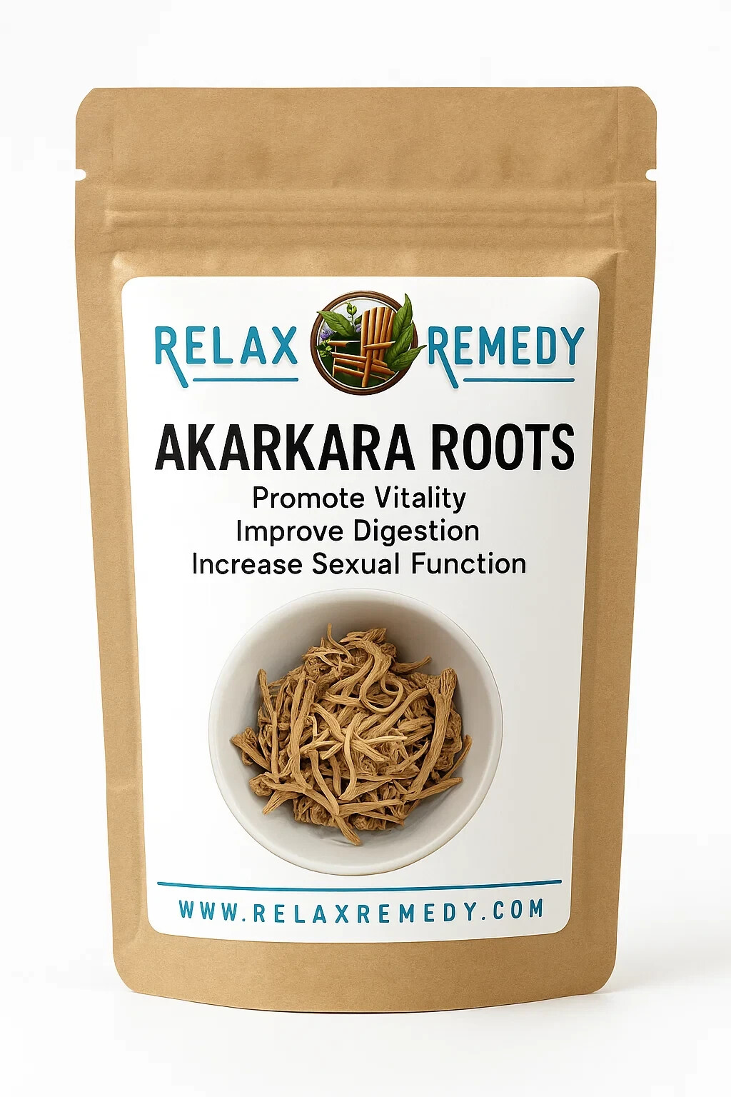 Whole Akarkara Roots – 100% Pure, Non-GMO Anacyclus Pyrethrum, Vitality, Organic