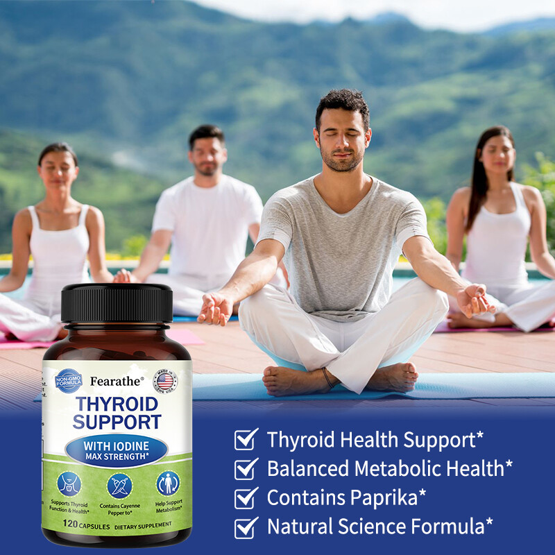 Advanced Thyroid Support Boost Metabolism And Energy Levels 120 Capsules