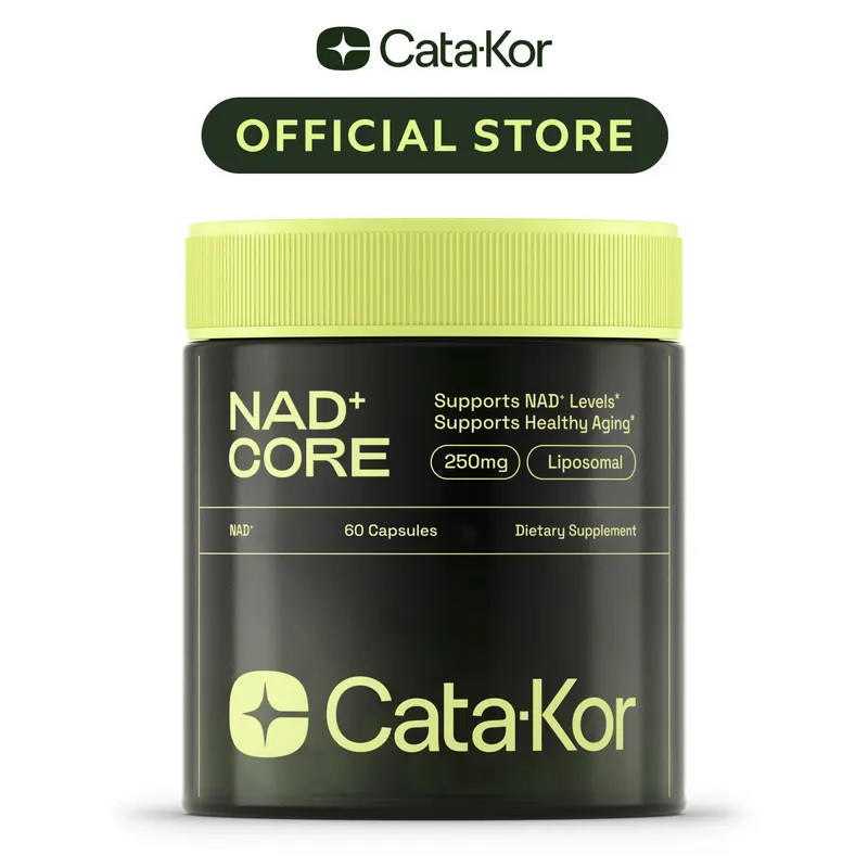 Cata-Kor NAD+ 250mg | 60 Count 30-Day Supply, Energy & Anti-Aging Support