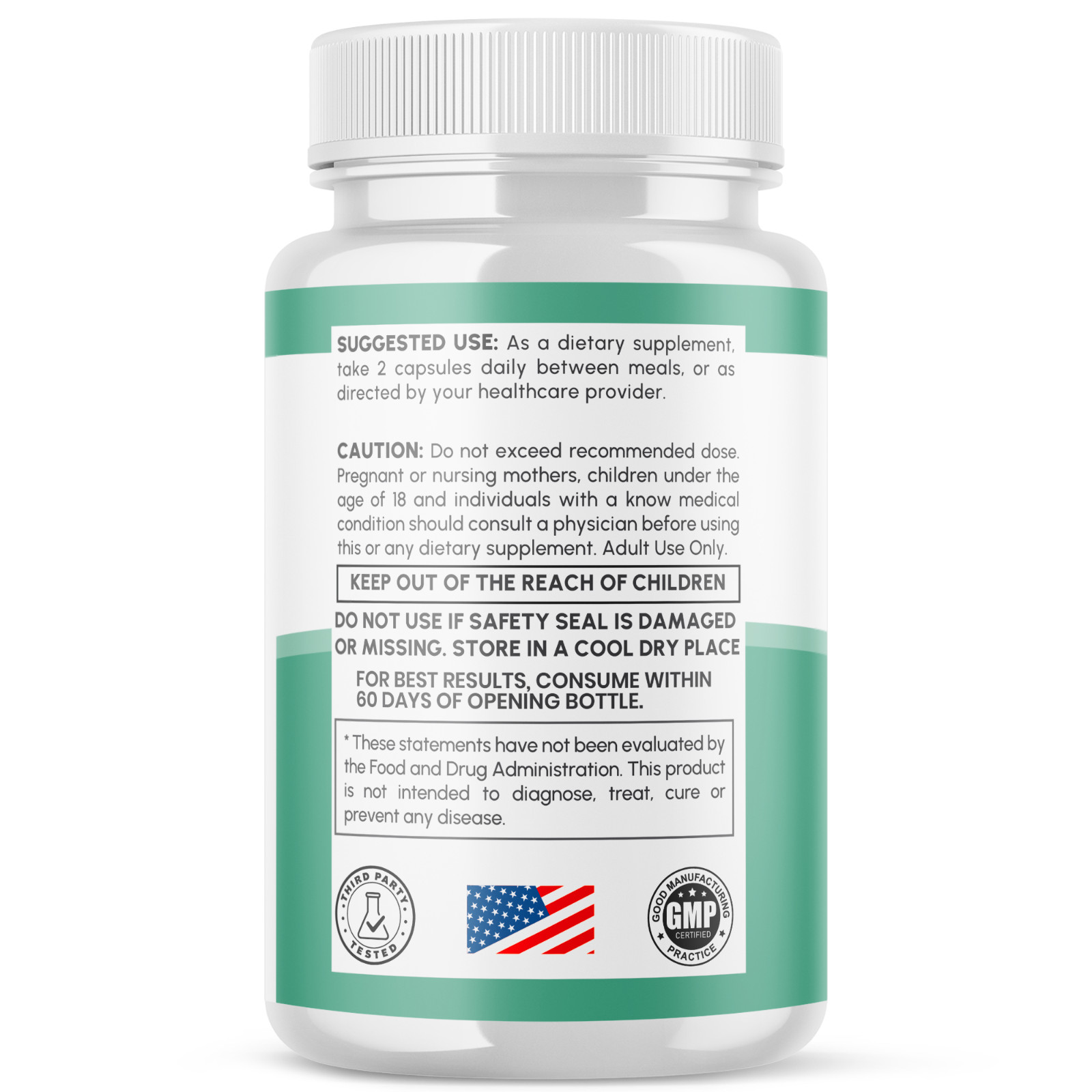 (3 Pack) Glucotide Advanced Blood Support Supplement Gluco Tide 180 Capsules