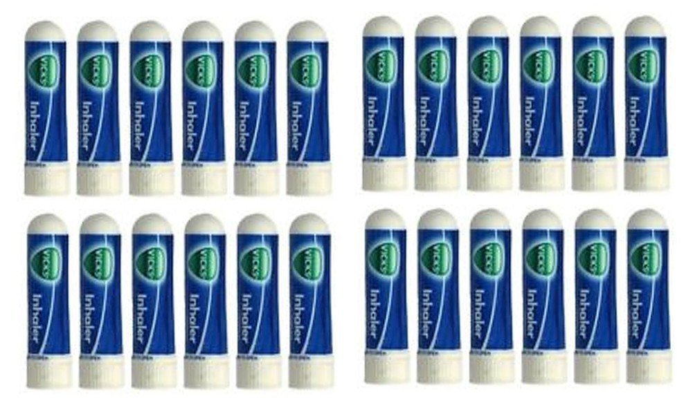 Vicks Keychain Inhaler Relief for Cold Sinus Nasal Congestion – 24 Pcs