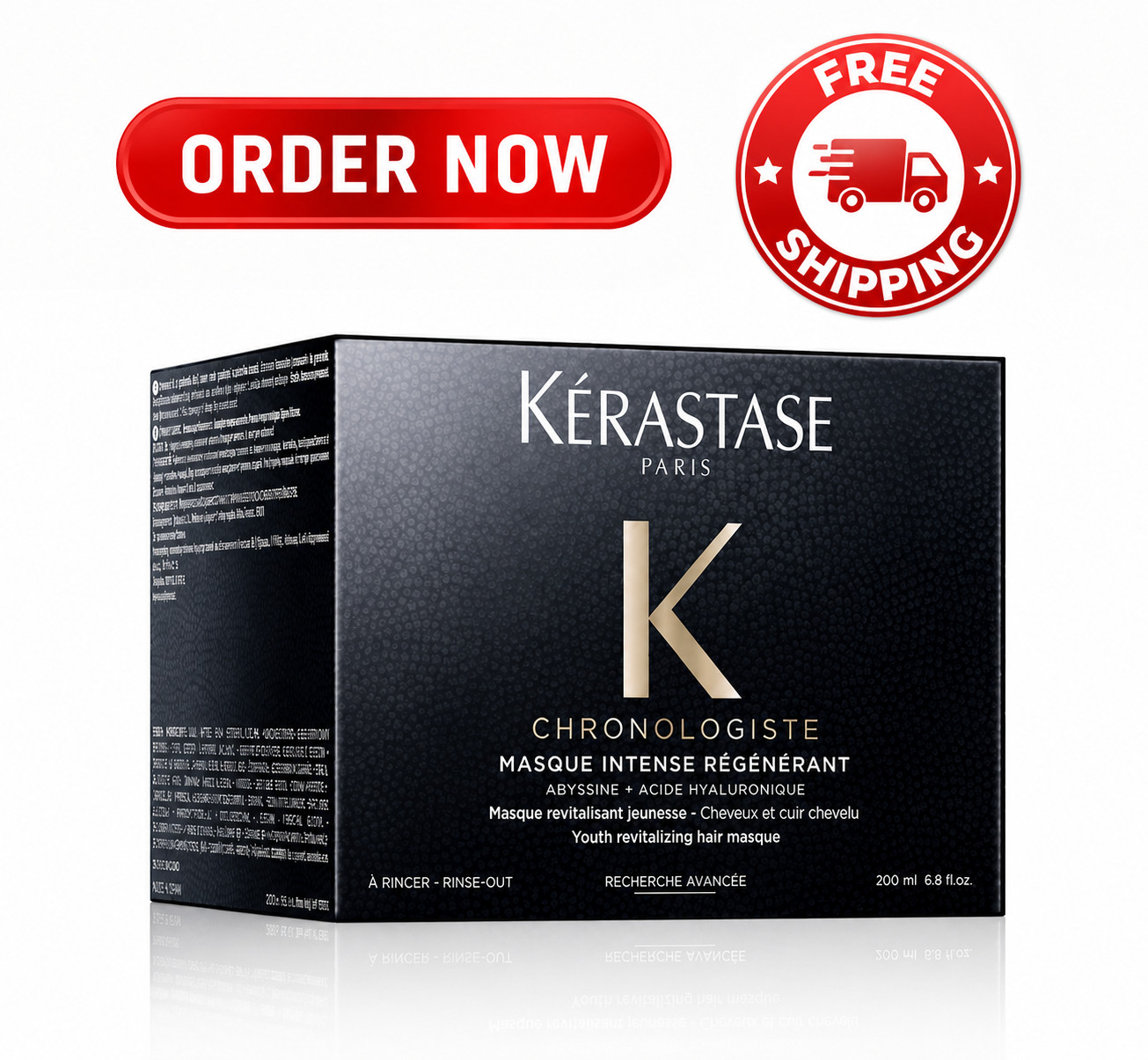 New Kerastase Chronologiste Masque Intense Regenerant Hair Mask- 6.8oz 200ml