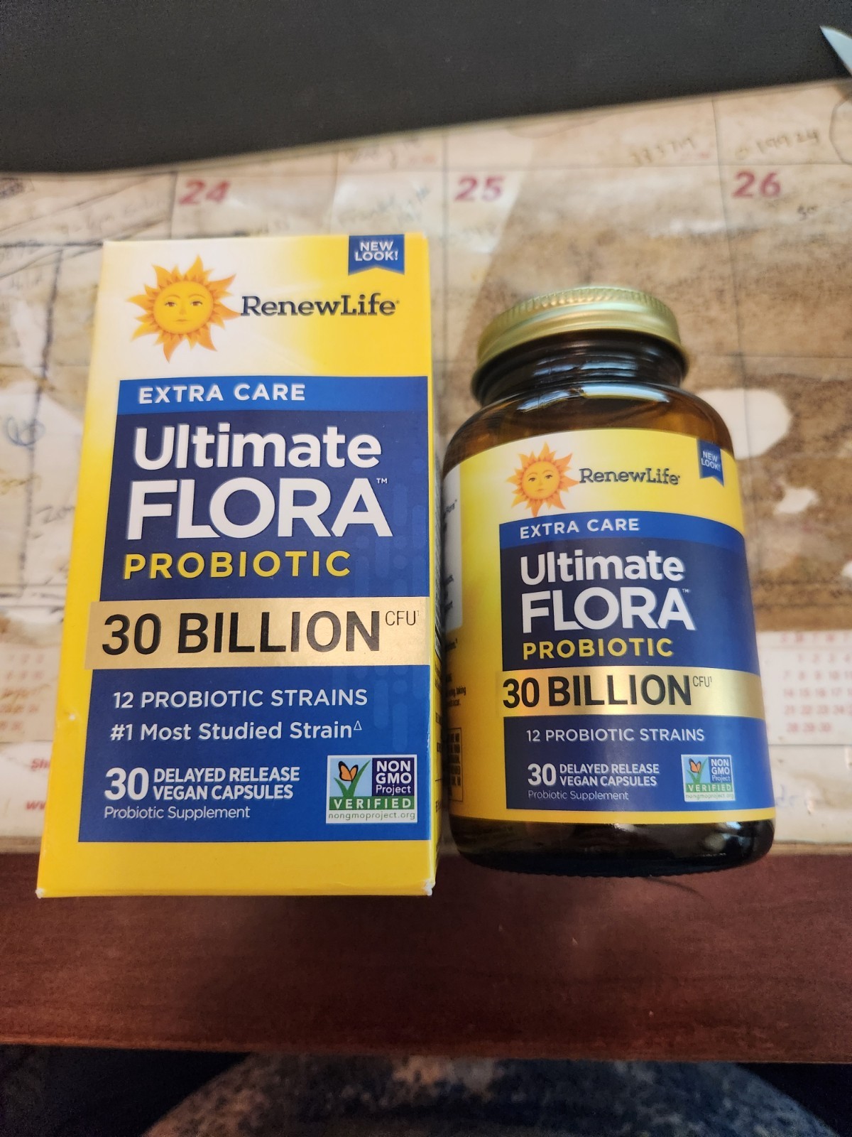 2-RenewLife Ultimate Flora Extra Care Probiotic 30B CFU 30ct Vegan Exp 8/27,9/27