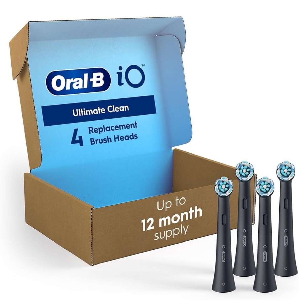 4 -Oral-B iO Series Ultimate Clean Replacement Brush in New Box