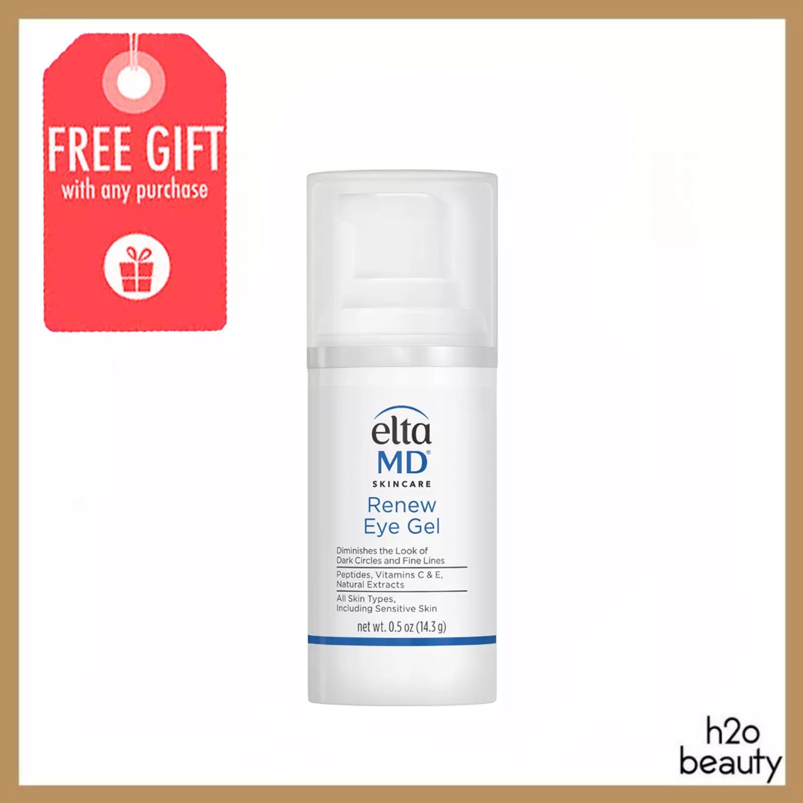 Elta MD Renewal Eye Gel 0.5oz EXP 05/26 *New In Box*