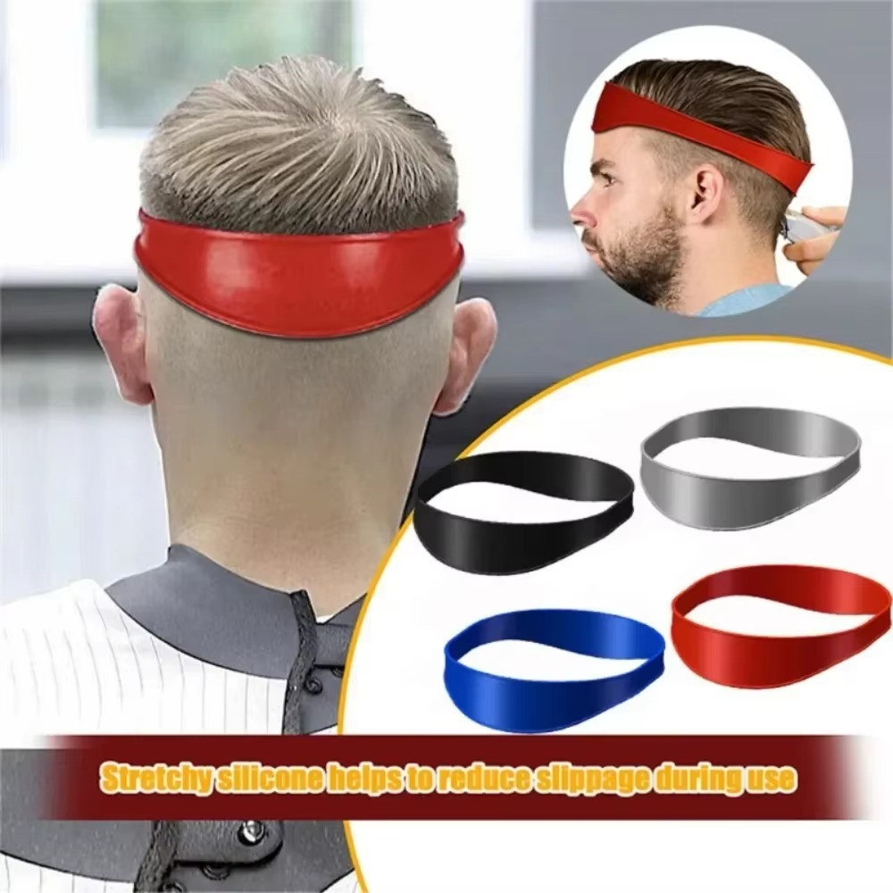 Silicone Haircuts Shaving Template DIY Home Hair Trimming Curved Headband*