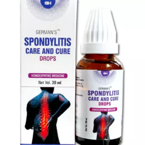 Pack of 5 German Homeo Care & Cure Spondylitis Drops (30ml) Free Shipping