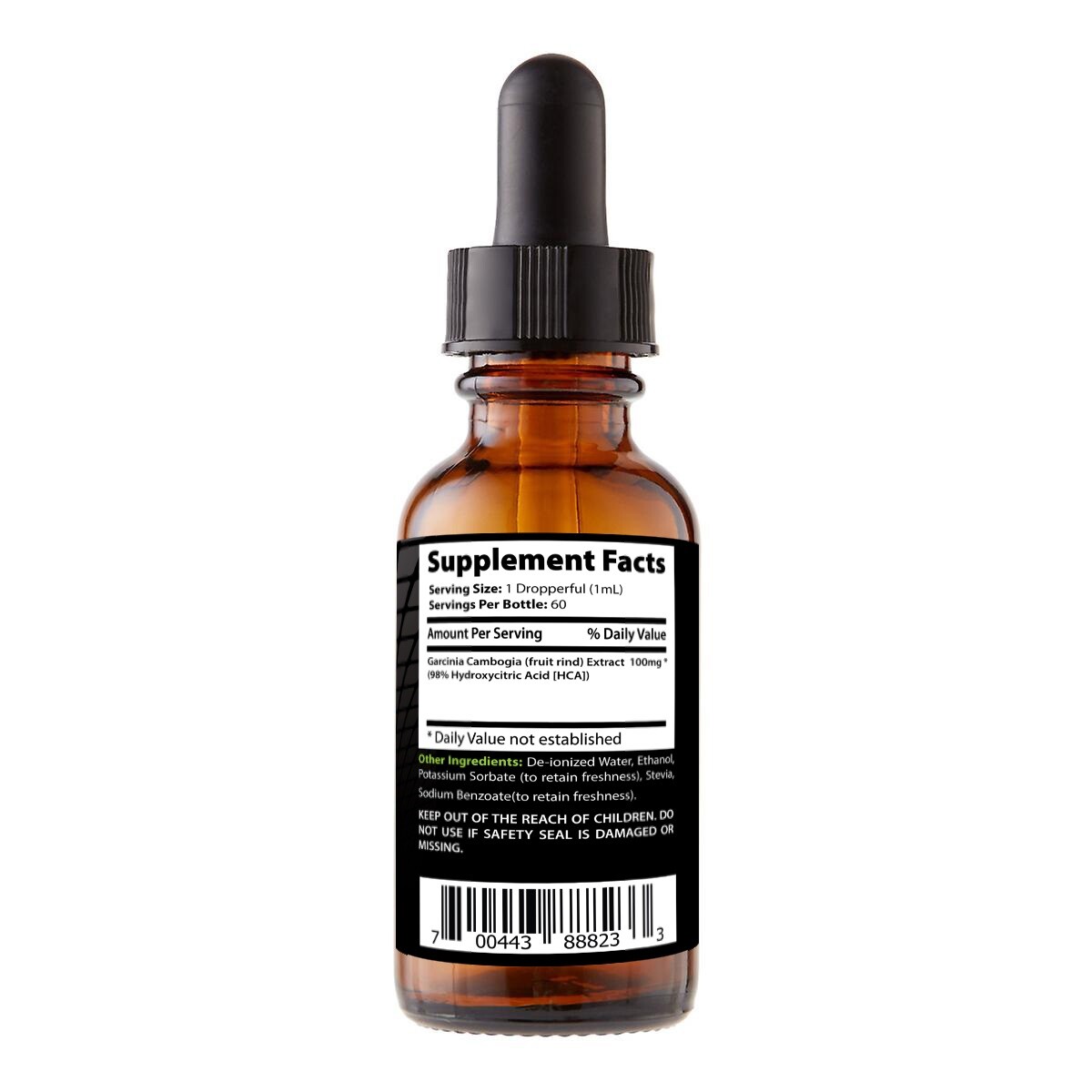 2 Absonutrix Garcinia Cambogia Drops 100mg 98% HCA weight management Made inUSA