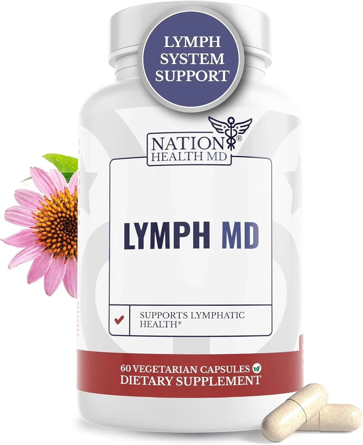 Lymph MD | Lymphatic System Supplement cap 9 Botanicals. Men and Women | 60 c…