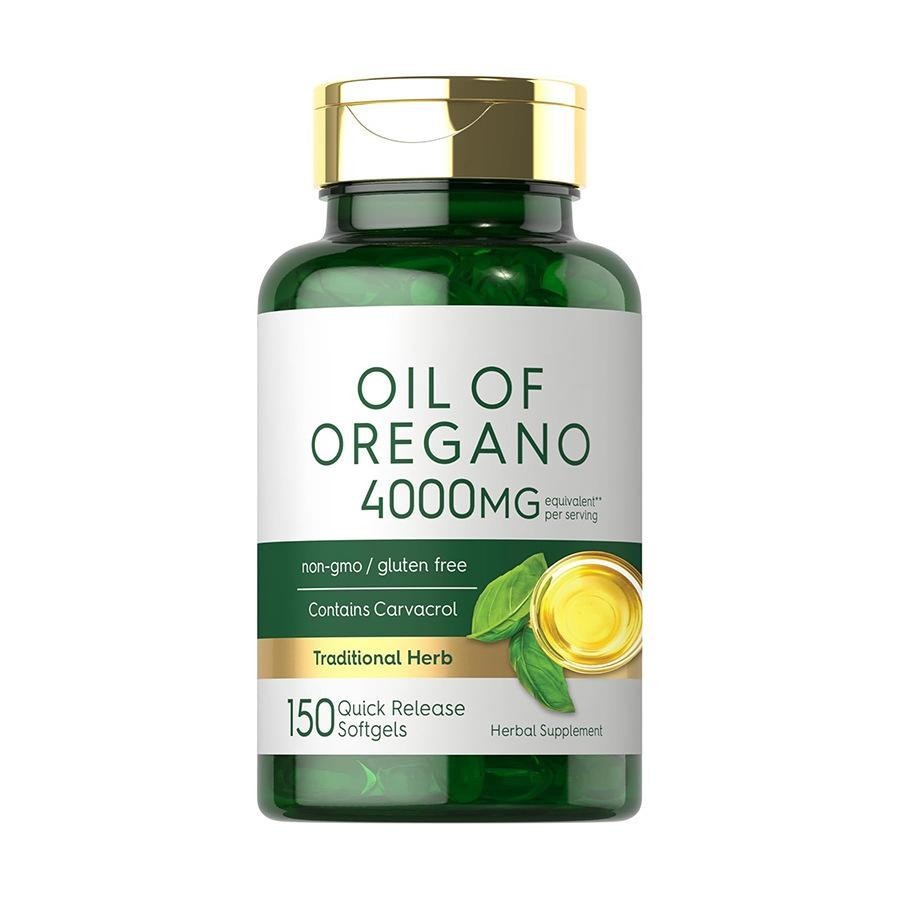 Oil of Oregano 4000 mg 150 Softgel Capsules Contains Carvacrol++