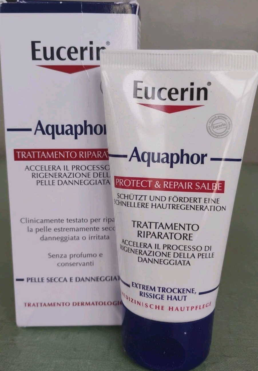 Eucerin Aquaphor Repairing Cream 45ml 1.5oz Exp 11/2027 Damaged Box