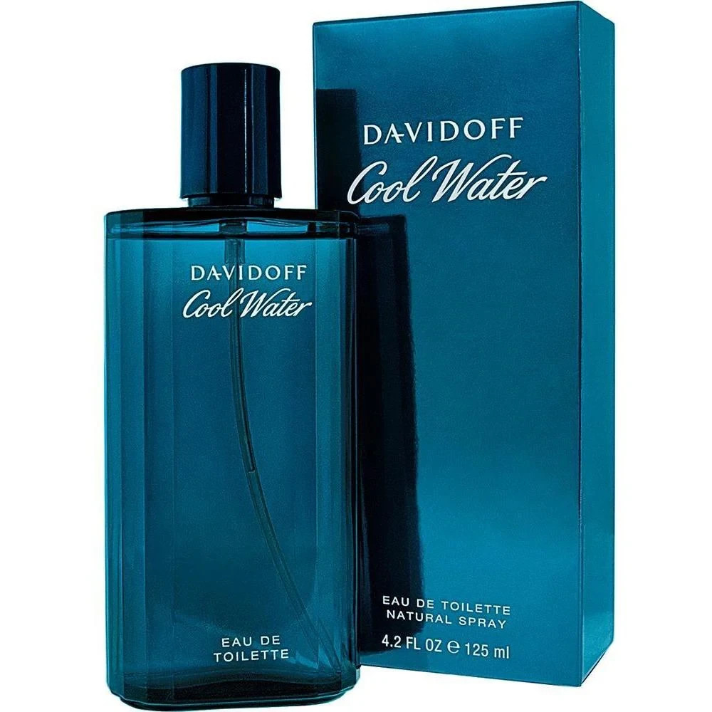 Cool Water by Davidoff Eau De Toilette 4.2 oz / 125 ml EDT for Men New In Box