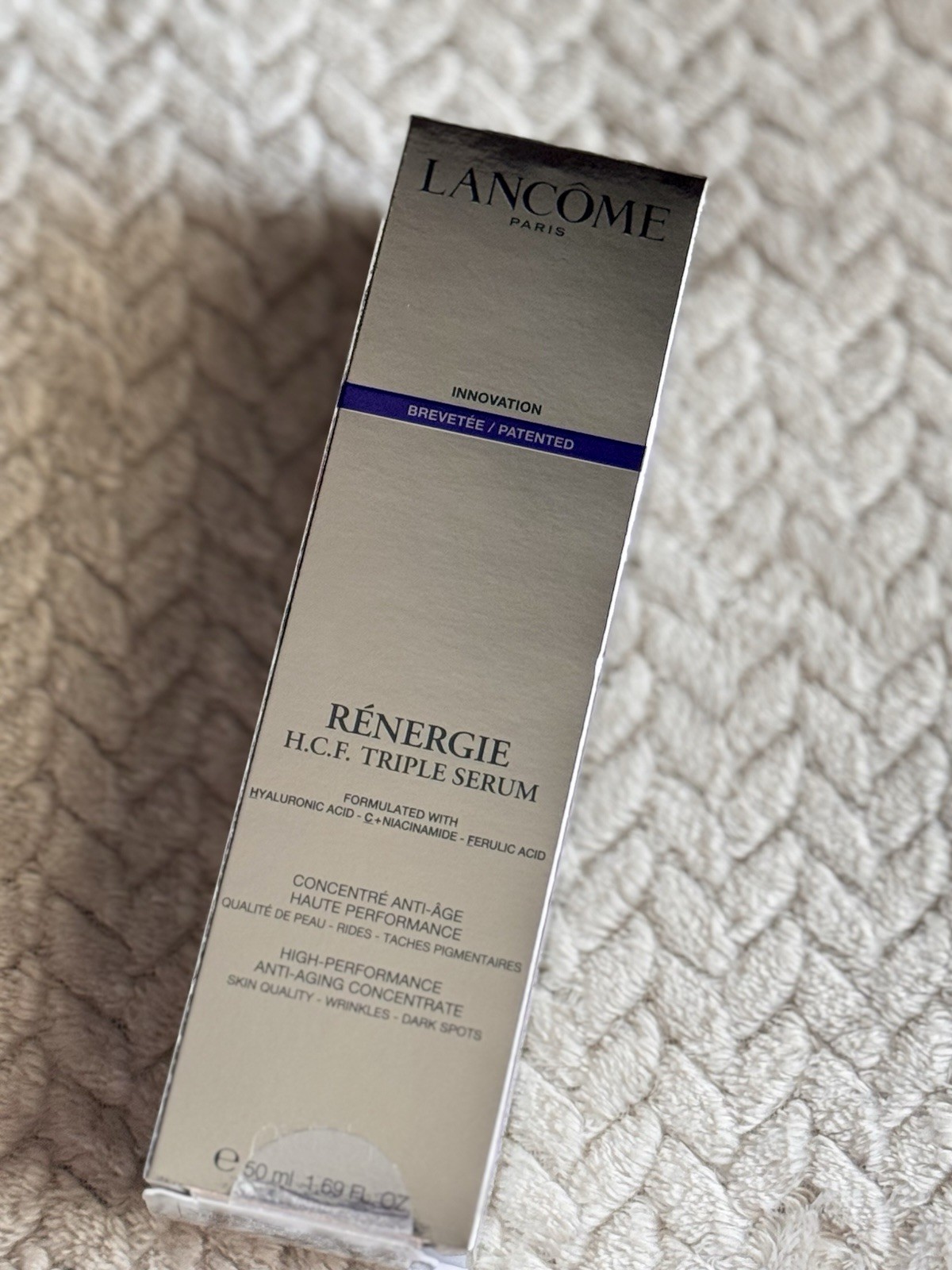 Lancome Renergie H.C.F Triple Serum ANTI-AGING 1.7oz /50mL FULL SZ SEAL BOX