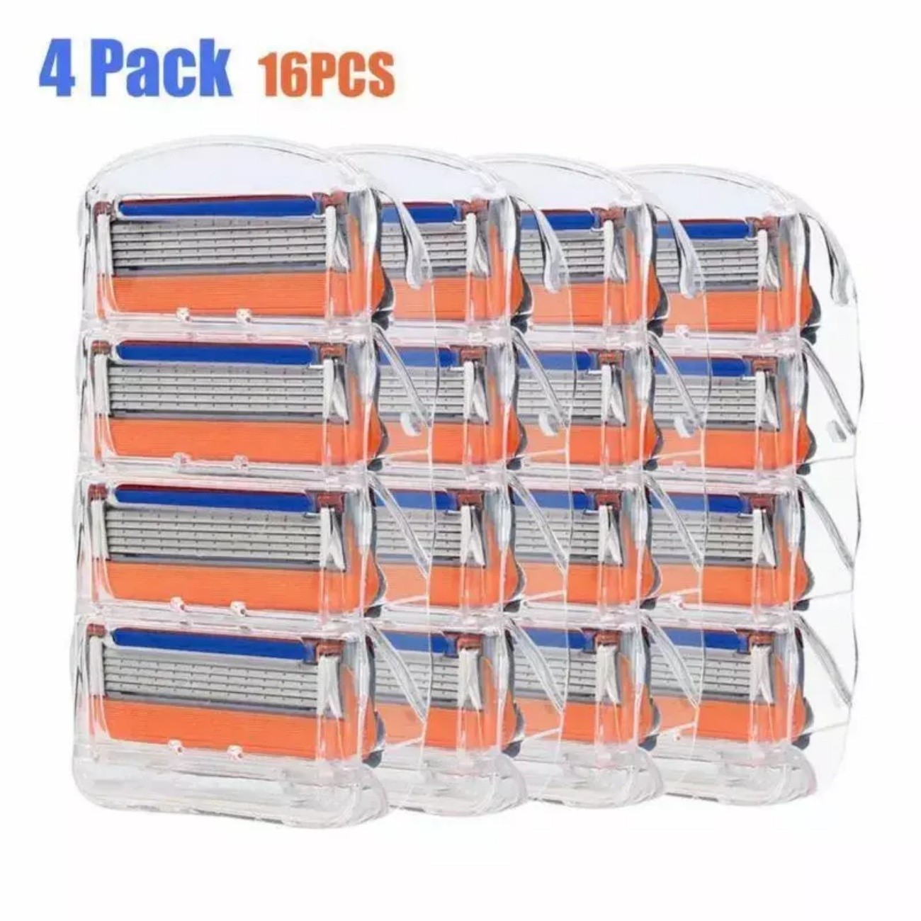 16PCS Shaving Razor Blades Refills
