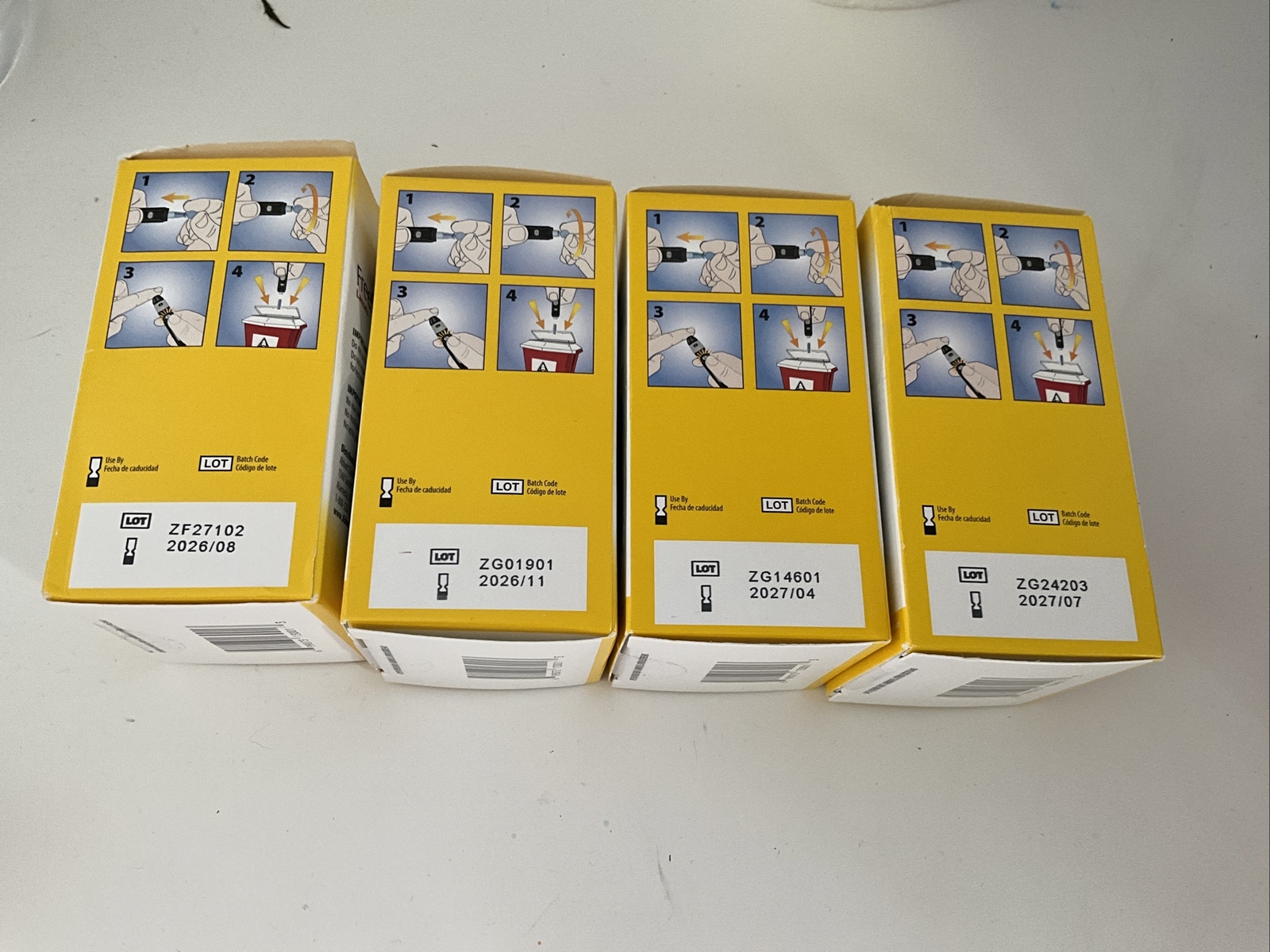 4 boxes FreeStyle Lancets 28 Guage 100 ct. Exp 08/2026-11/2026Fast free shipping