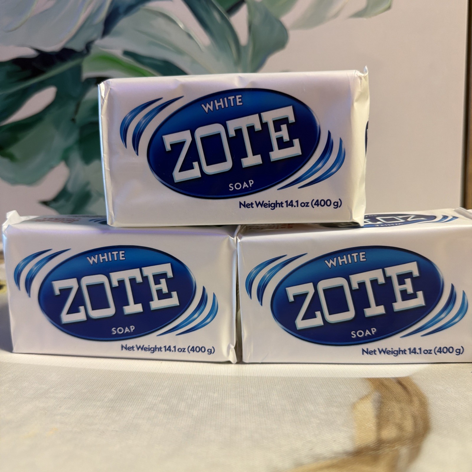 (3) White ZOTE soap