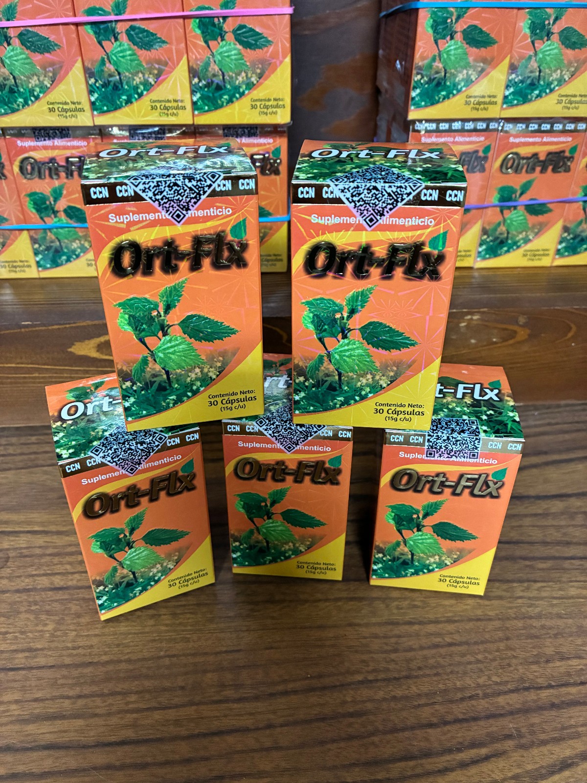Ort-Flx 5 packs @ 30 Capsules each bottle (sometimes called Orti-Flex)