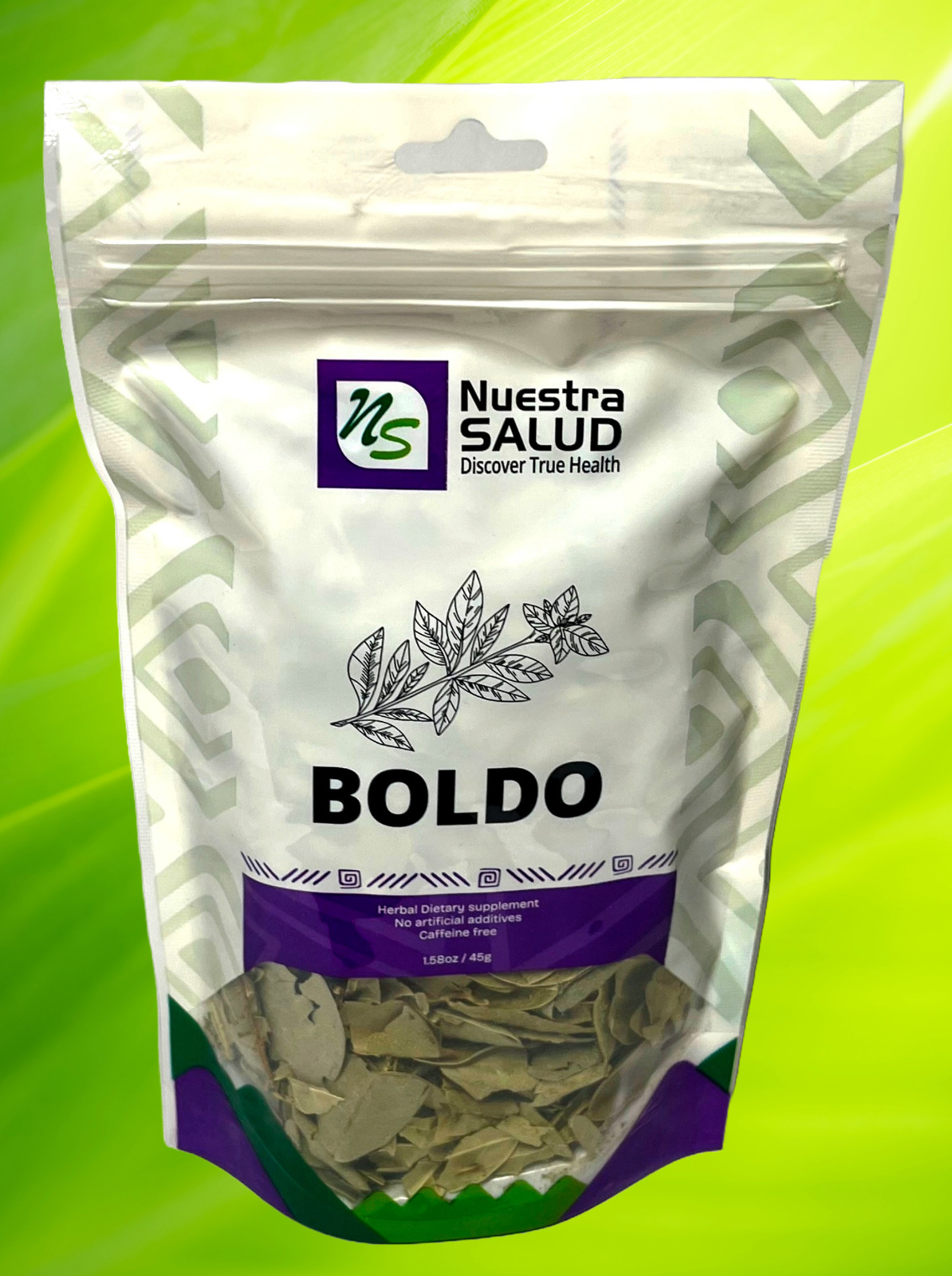 Boldo Leaves Herbal Tea Peruvian Premium Silver Line (45g) Peru
