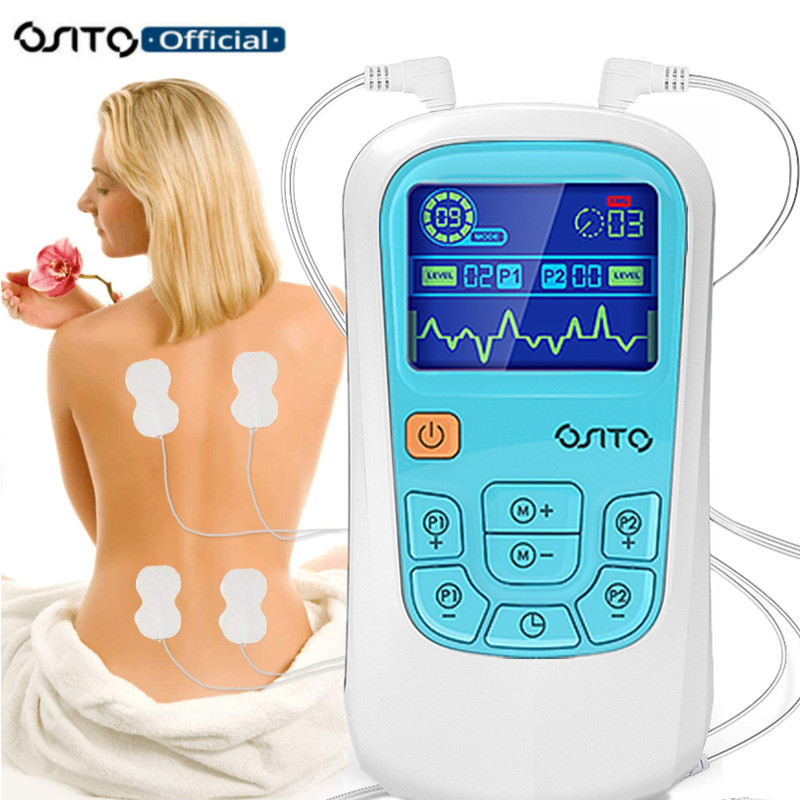 Tens Unit Muscle Stimulator Electronic Pulse Massager For Therapy Pain Relief