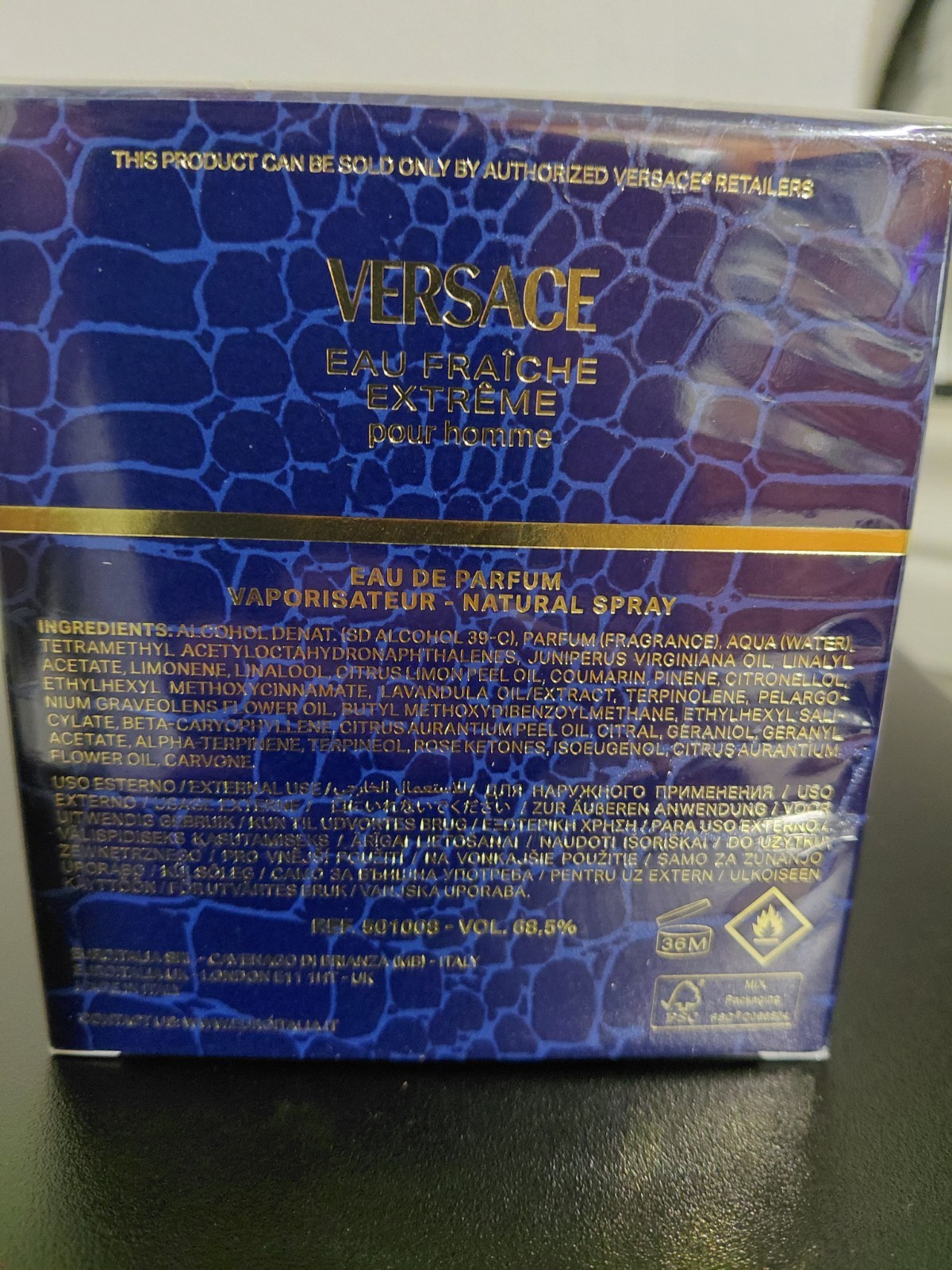 Versace EAU FRAICHE EXTREME 50ML