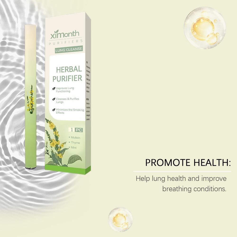 4 Style Herbal Diffuser w/Mullein Thyme Mint for Lung Health Fresh Air 4 packs