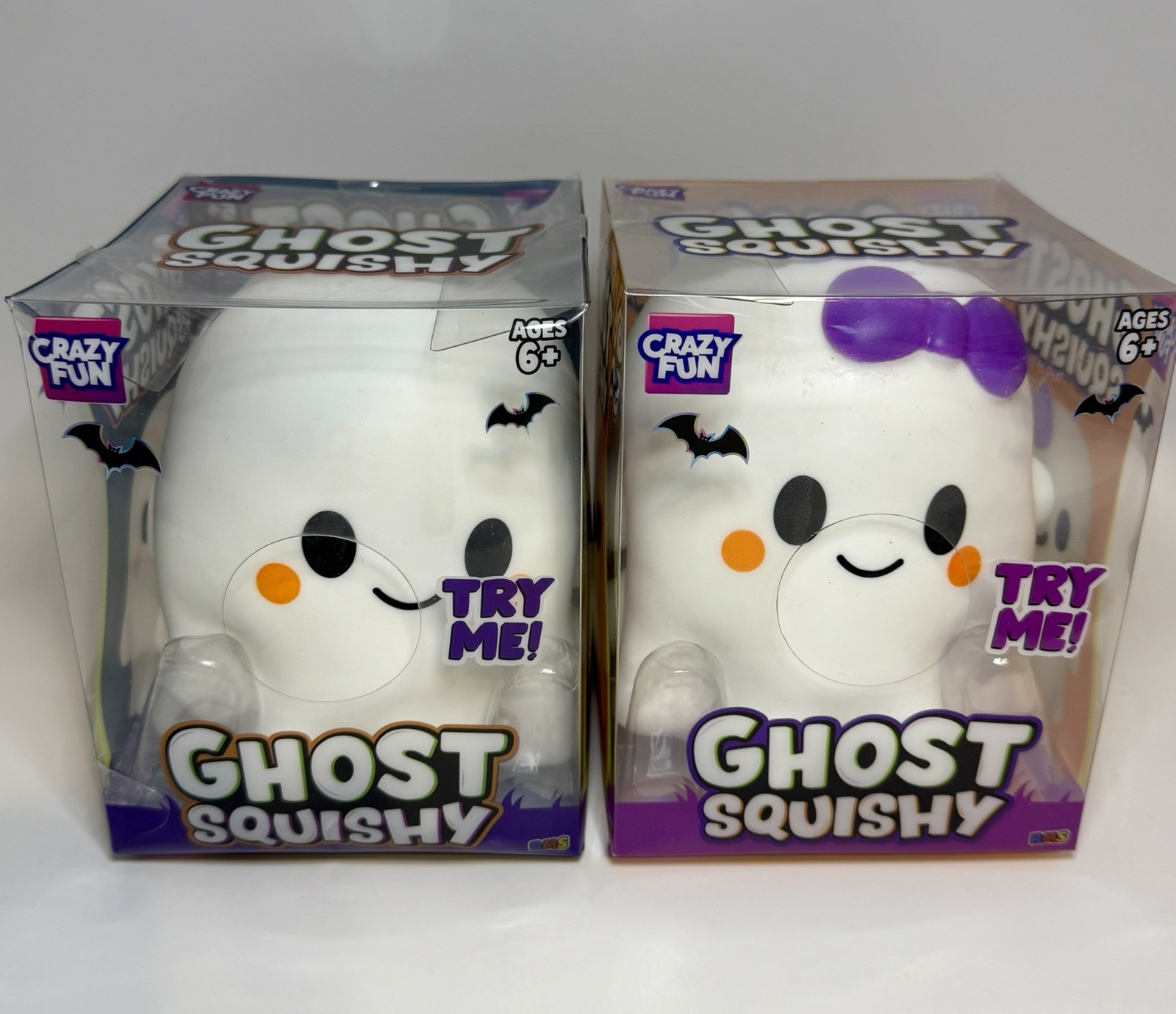 Crazy Fun Ghost Squishy Boy & Girl Set Authentic