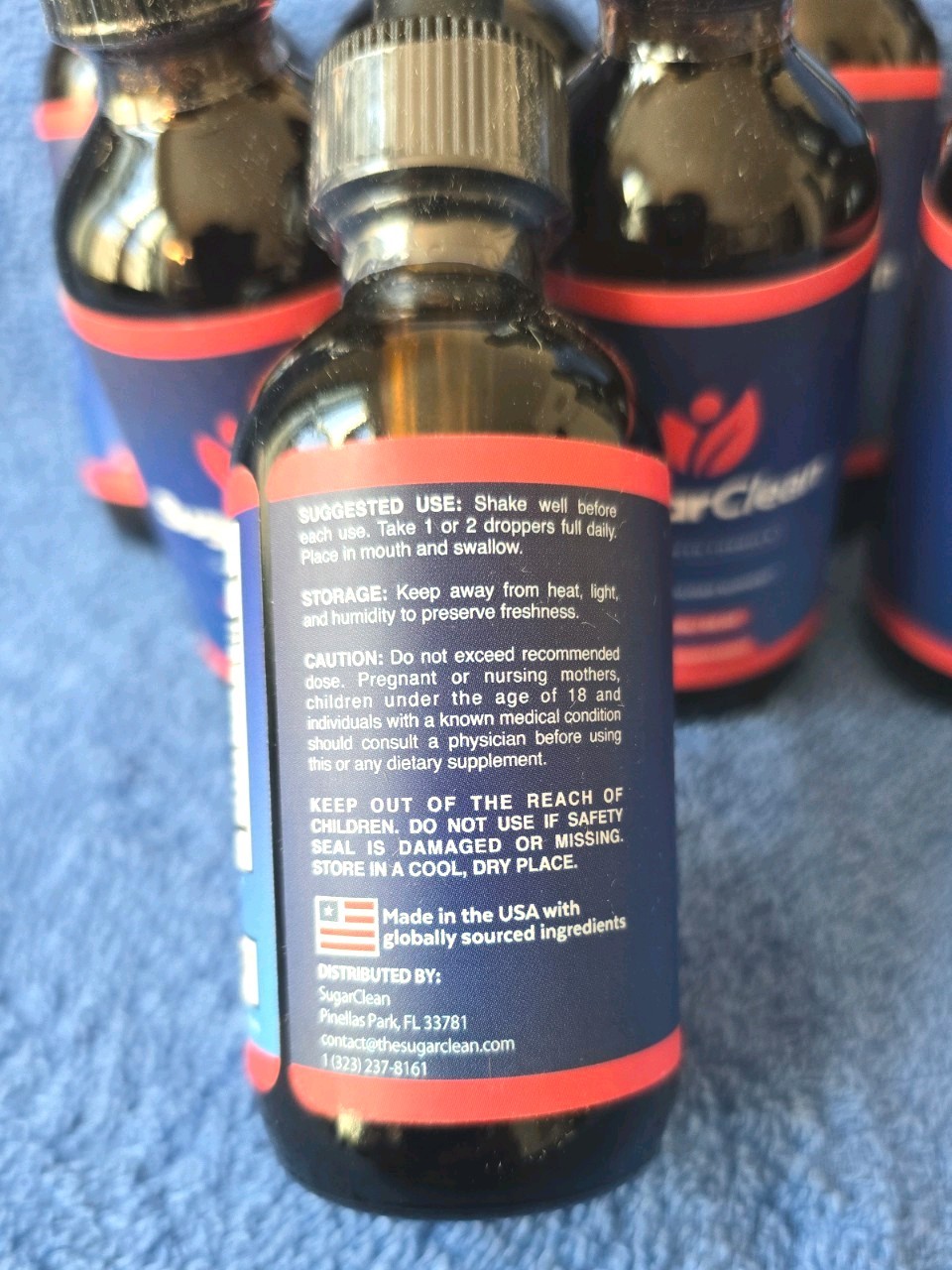 (11 bottles) Sugar Clean Blood Support Drops SugarClean Supplement 150 Servings