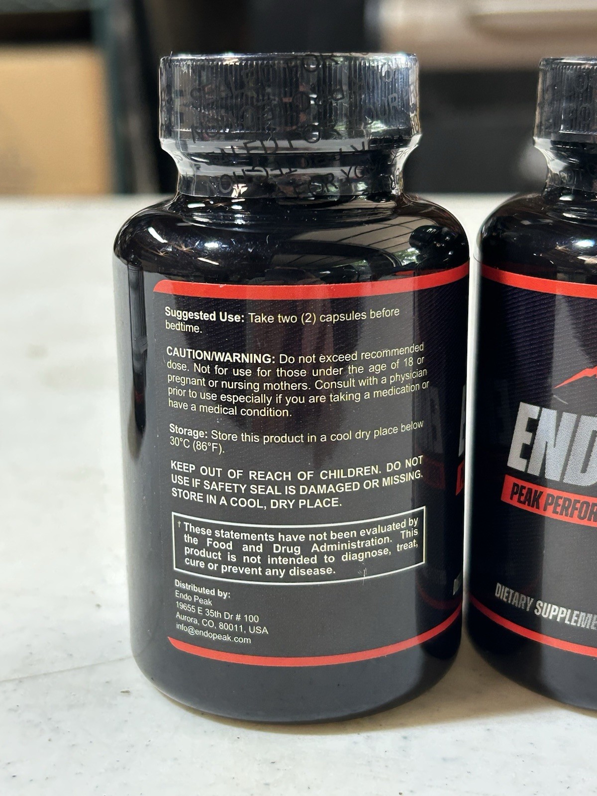 Endopeak Supplemement, Endopeak Pills High Potency Formula (3 Pack) Exp. 9/26